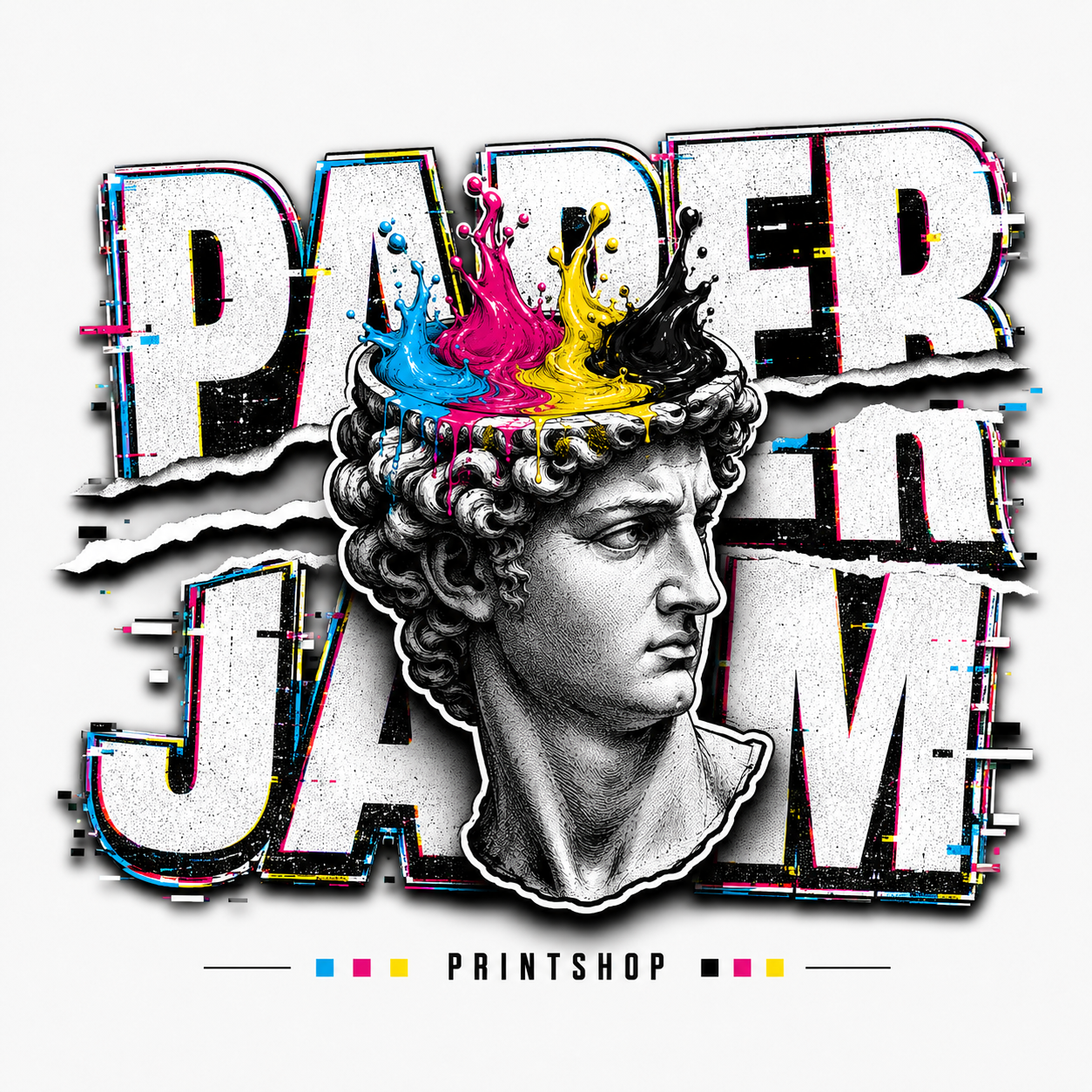 Δημιουργική εκτυπωτική σύνθεση Paper Jam